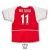 2002/04 Nike Arsenal FC #11 Wiltord Home Football Shirt • tiziano.shop