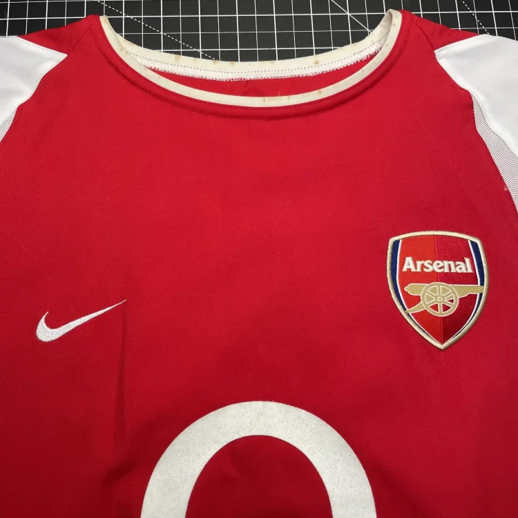 2002/04 Nike Arsenal FC #11 Wiltord Home Football Shirt • tiziano.shop