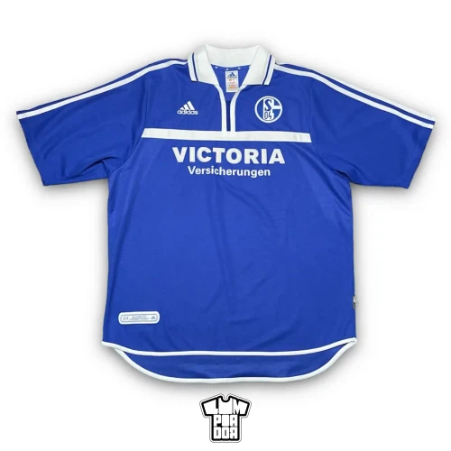 2001/02 Adidas FC Schalke 04 Home Football Shirt • tiziano.shop