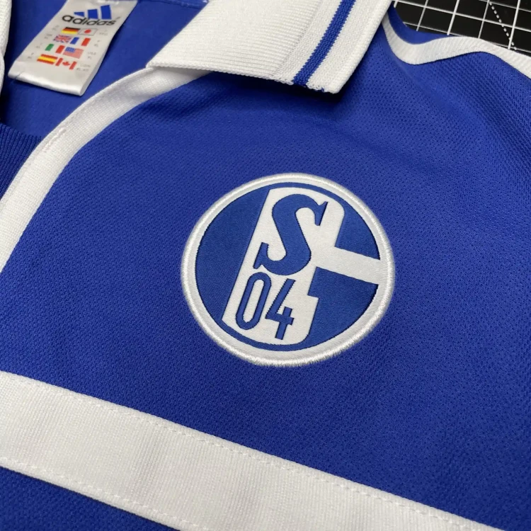 2001/02 Adidas FC Schalke 04 Home Football Shirt • tiziano.shop