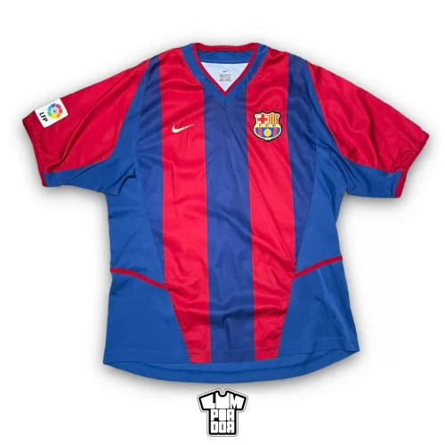2002/03 Nike FC Barcelona Home Football Shirt • tiziano.shop