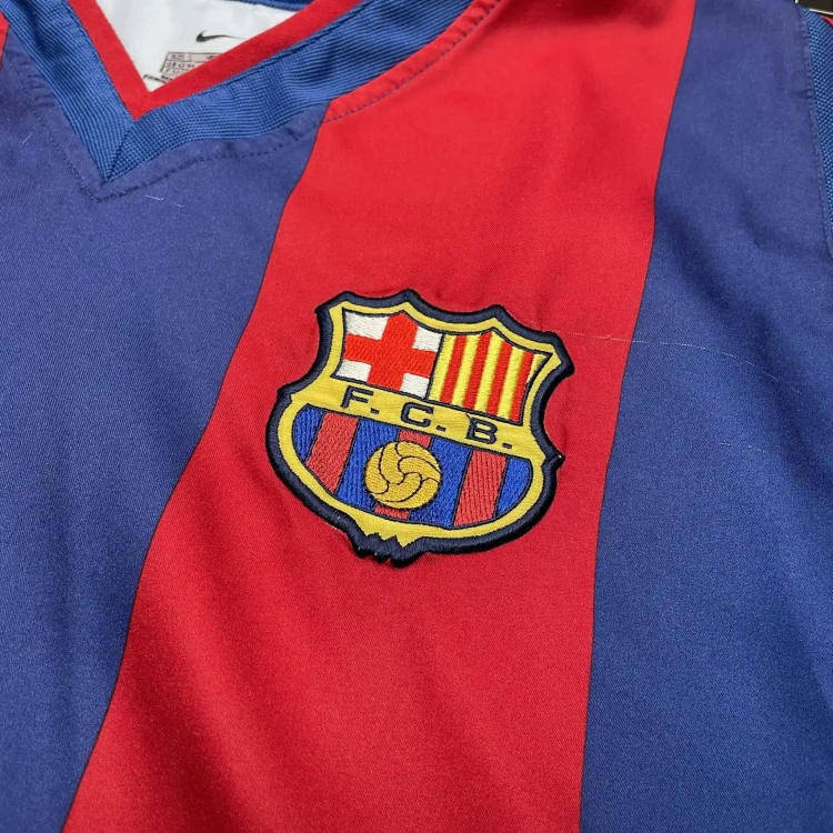 2002/03 Nike FC Barcelona Home Football Shirt • tiziano.shop