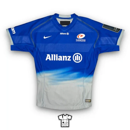 2015/16 Charlie Hodgson's Match-Worn Nike Saracens #10 GPS Away Rugby Jersey • tiziano.shop