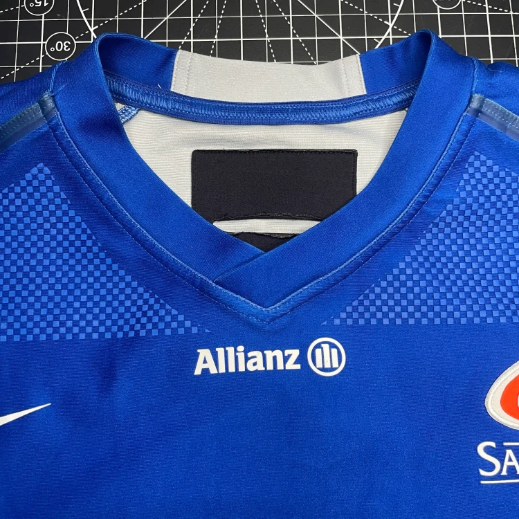 2015/16 Charlie Hodgson's Match-Worn Nike Saracens #10 GPS Away Rugby Jersey • tiziano.shop
