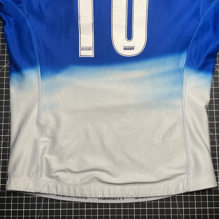 2015/16 Charlie Hodgson's Match-Worn Nike Saracens #10 GPS Away Rugby Jersey • tiziano.shop
