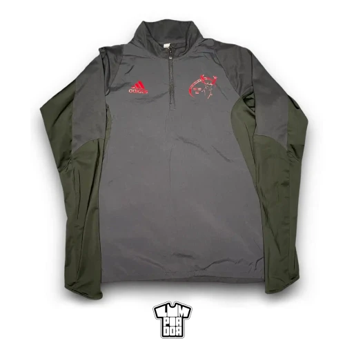 Adidas Munster Rugby Quarter Zip Top • tiziano.shop