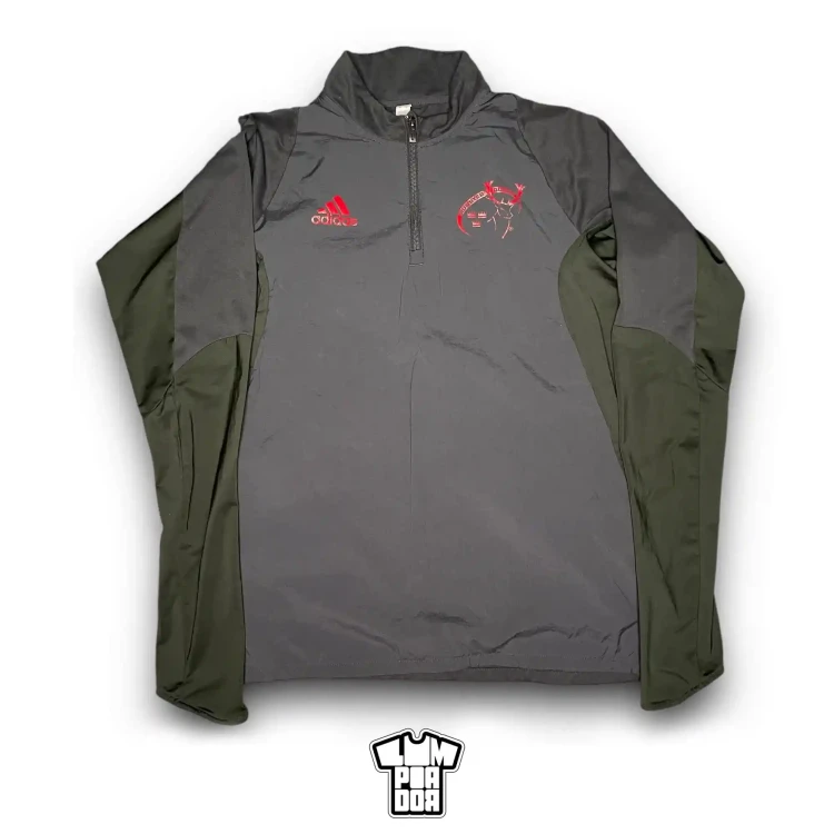 Adidas Munster Rugby Quarter Zip Top • tiziano.shop