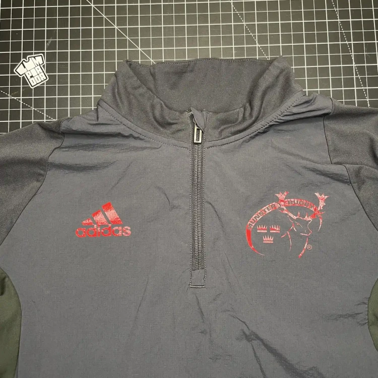Adidas Munster Rugby Quarter Zip Top • tiziano.shop