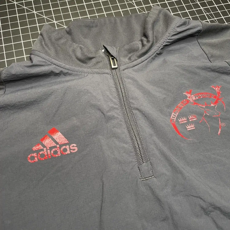 Adidas Munster Rugby Quarter Zip Top • tiziano.shop