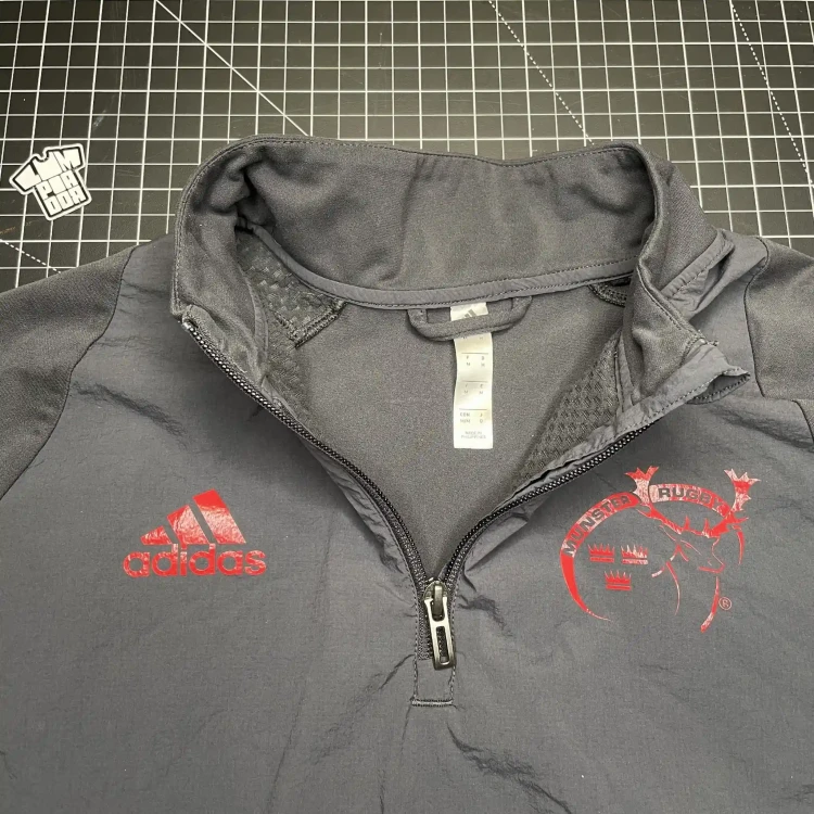 Adidas Munster Rugby Quarter Zip Top • tiziano.shop