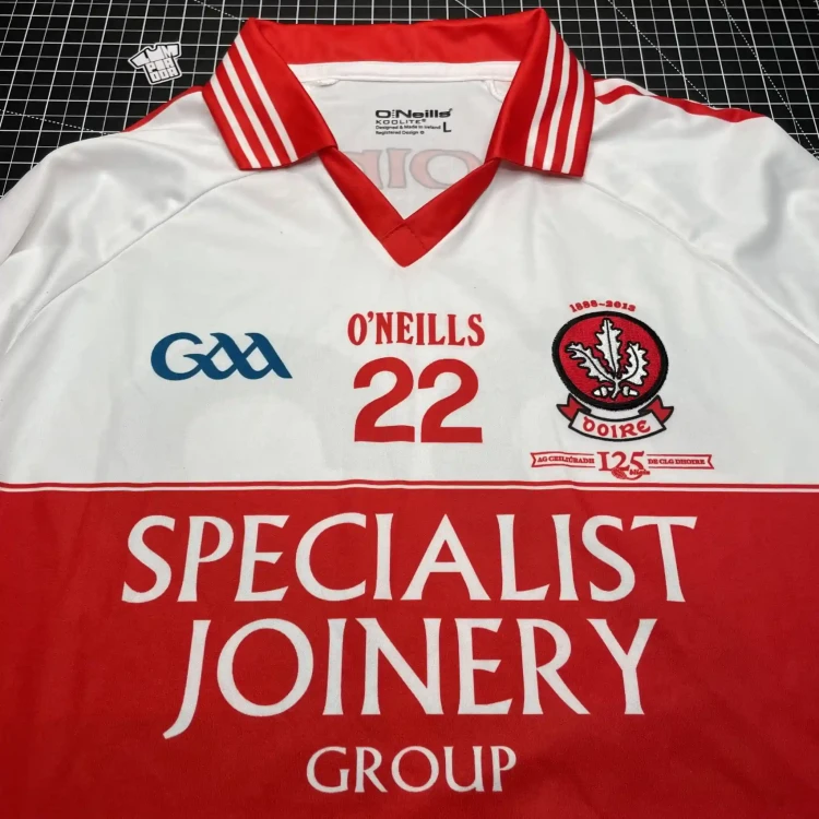 2013 O'Neills Derry GAA #22 Away Jersey • tiziano.shop