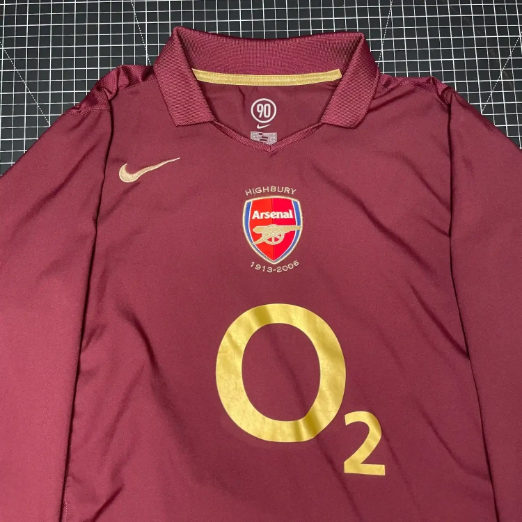 2005/06 Nike Arsenal FC #14 Henry Home Football Shirt • tiziano.shop