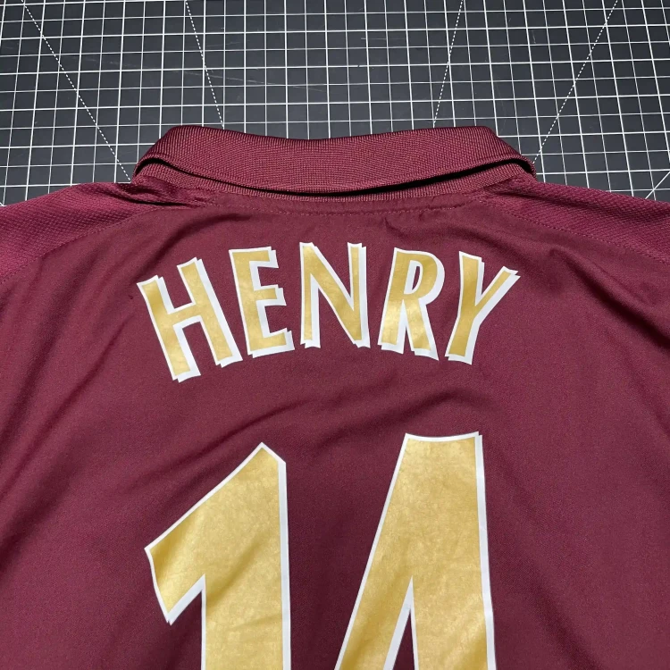 2005/06 Nike Arsenal FC #14 Henry Home Football Shirt • tiziano.shop