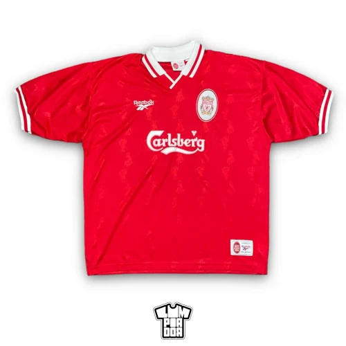 1996/98 Reebok Liverpool FC Home Football Shirt • tiziano.shop