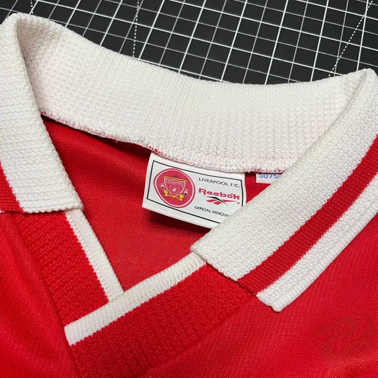1996/98 Reebok Liverpool FC Home Football Shirt • tiziano.shop