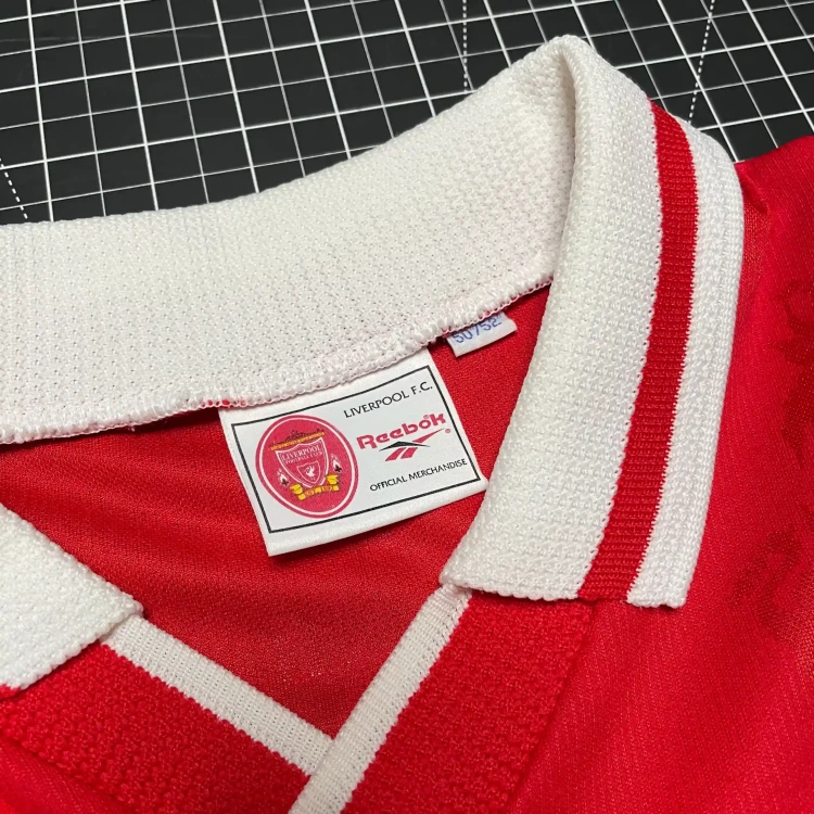 1996/98 Reebok Liverpool FC Home Football Shirt • tiziano.shop