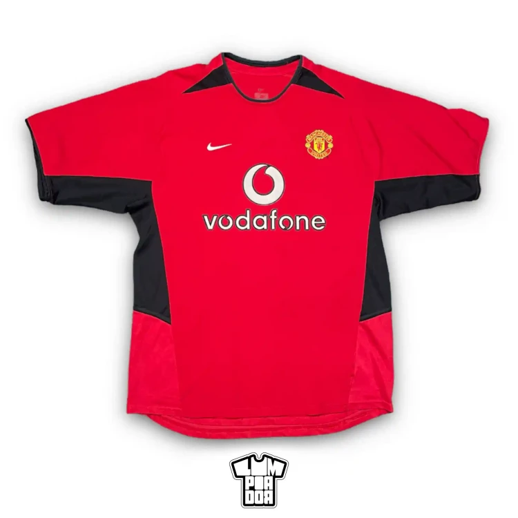 2002/04 Nike Manchester United Home Football Shirt • tiziano.shop