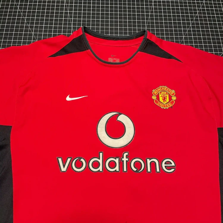 2002/04 Nike Manchester United Home Football Shirt • tiziano.shop