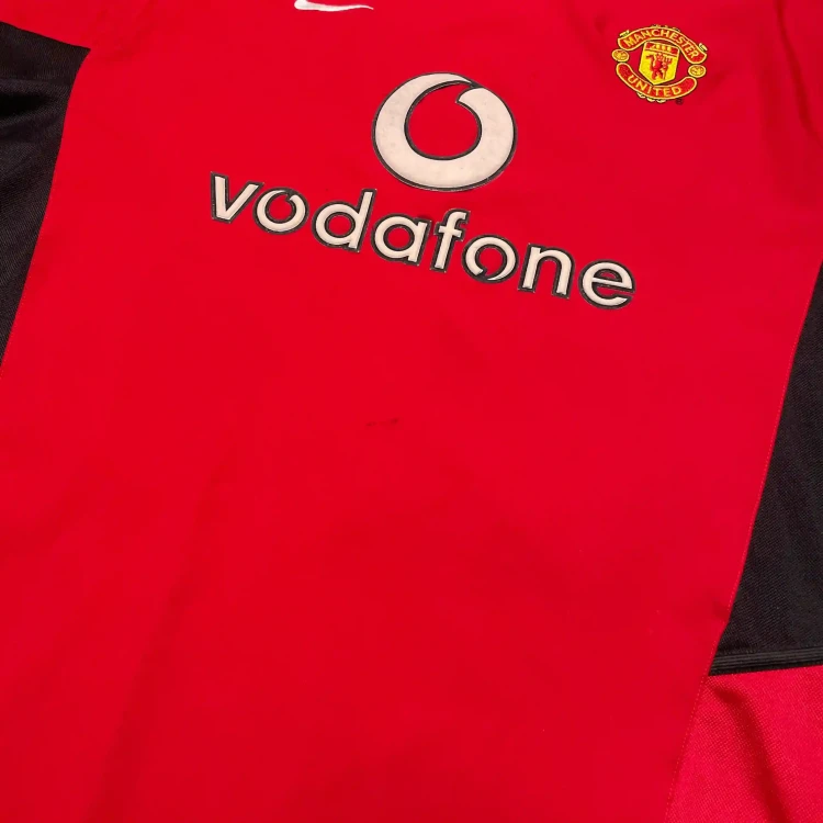 2002/04 Nike Manchester United Home Football Shirt • tiziano.shop