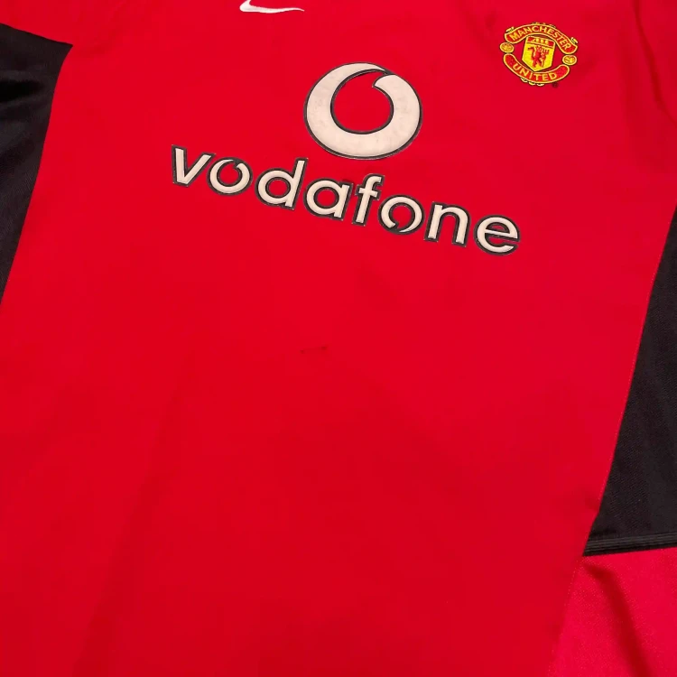 2002/04 Nike Manchester United Home Football Shirt • tiziano.shop
