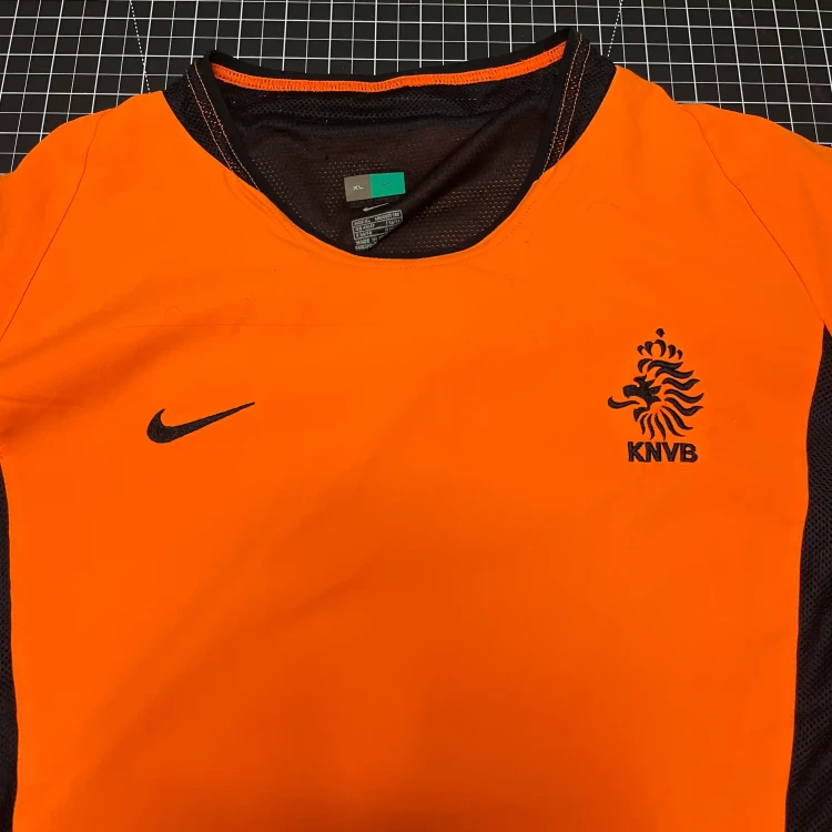2002/04 Player-Issued Nike Netherlands Home Football Shirt • tiziano.shop