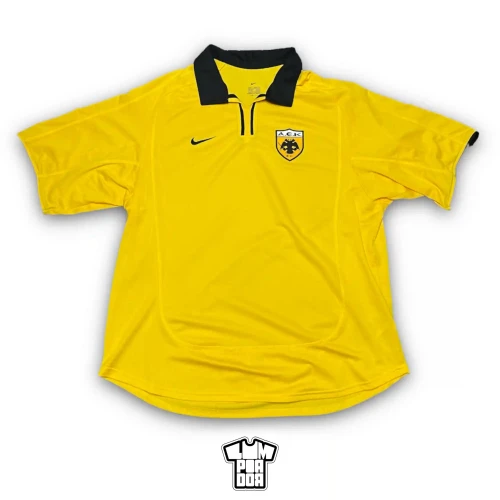 2001/02 Nike AEK Athens Home Football Shirt • tiziano.shop