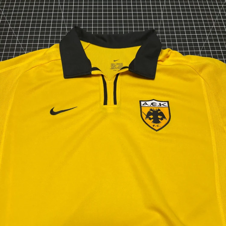 2001/02 Nike AEK Athens Home Football Shirt • tiziano.shop