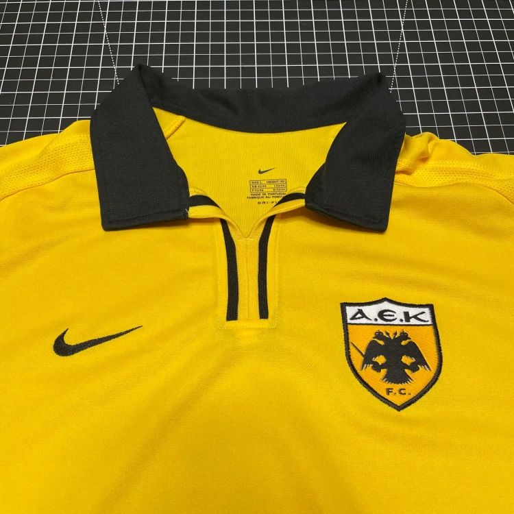 2001/02 Nike AEK Athens Home Football Shirt • tiziano.shop
