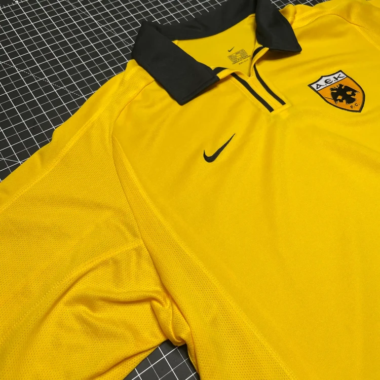 2001/02 Nike AEK Athens Home Football Shirt • tiziano.shop