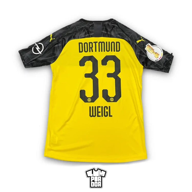 2019/20 Julian Weigl's Match-Worn Puma Borussia Dortmund #33 Weigl Home Football Shirt • tiziano.shop