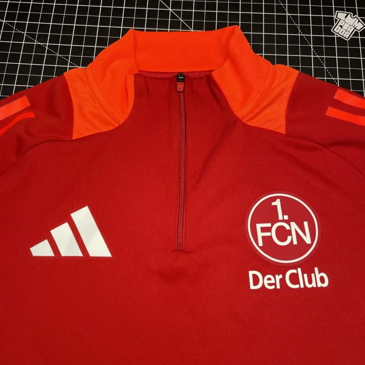 2024/25 Adidas 1. FC Nürnberg Quarter Zip Top • tiziano.shop