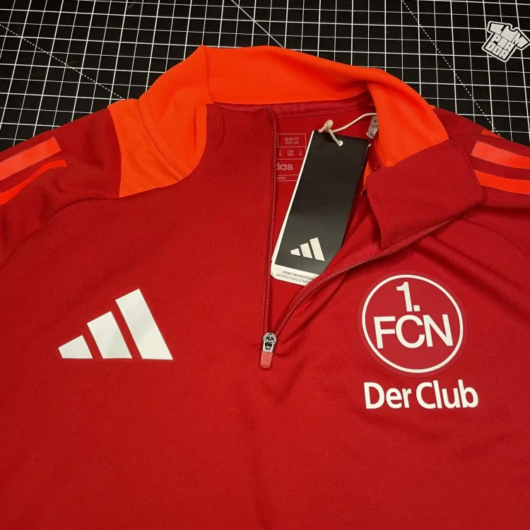 2024/25 Adidas 1. FC Nürnberg Quarter Zip Top • tiziano.shop